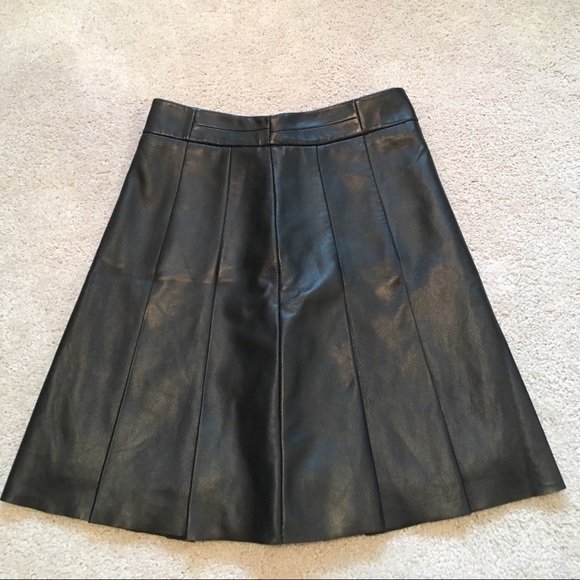 Anne Klein Dresses & Skirts - Black leather Anne Klein skirt